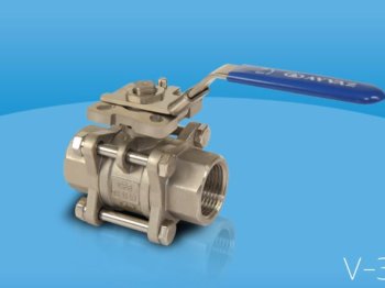 V-3TP Aktüatör Takılabilir Üç Parçalı Paslanmaz Çelik Küresel Vana