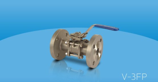 V-3FP Aktüatör Üç Parçalı Flanşlı Paslanmaz Çelik Küresel Vana