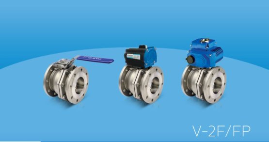 V-2F/FP Flanşlı İki Parçalı Küresel Vana
