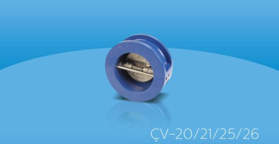 ÇV-20/21/25/26 Çift Plakalı Çekvalf