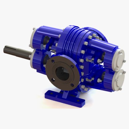 Helis Ve Düz Dişli Dıştan Bilyalı Pompa