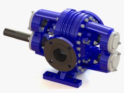 Helis Ve Düz Dişli Dıştan Bilyalı Pompa