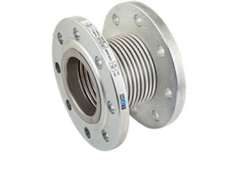 METAL KÖRÜKLÜ EKSENEL KOMPANSATÖR - SABİT FLANŞLI