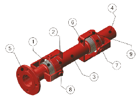 VANALOJİ SİSMİK KARDAN MAFSALLI KOMPANSATÖR - FLAN