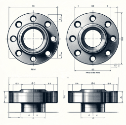 Düz Flanş / Flat Flange - PN 6, EN 1092-1