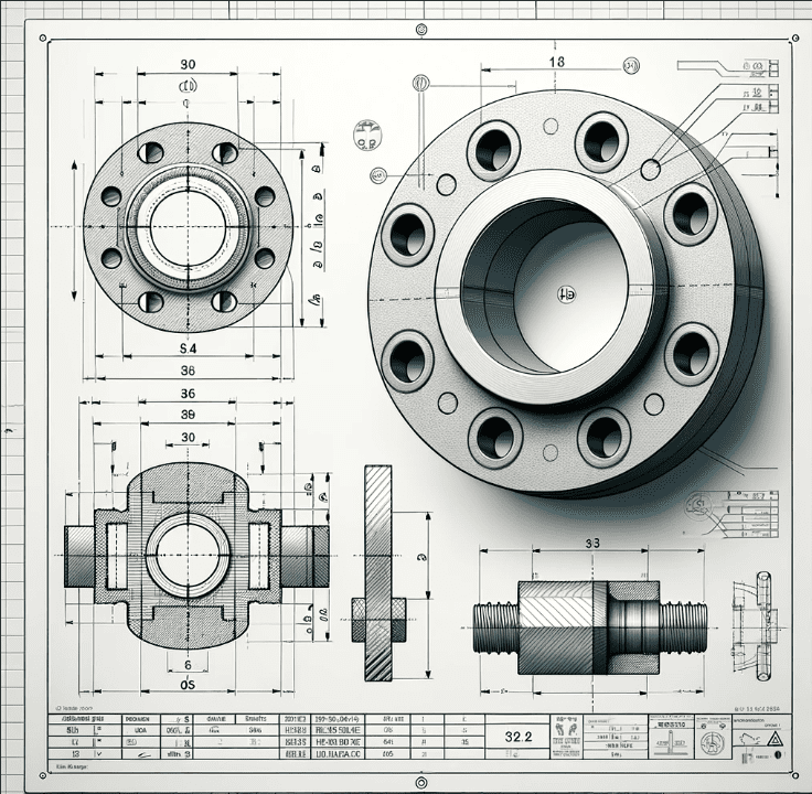 Düz Flanş / Flat Flange - PN 16, EN 1092-1