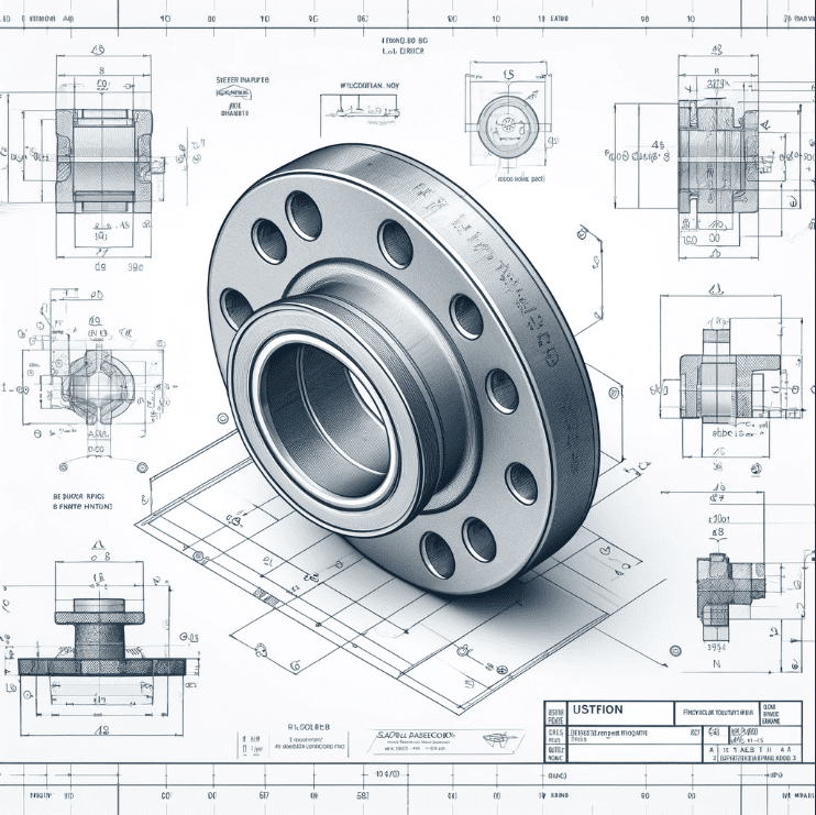 Düz Flanş / Flat Flange - PN 40, EN 1092-1