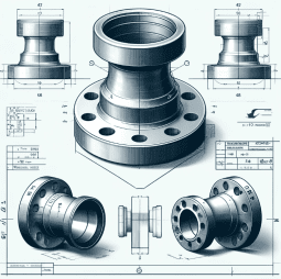 Kaynak Boyunlu Flanş / Welding Neck Flange - PN 16 DIN 2633 EN