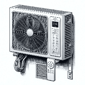 Duvar Tipi Fan Coil Ünitesi ÇİZİM