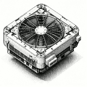 Kompakt Gizli Tavan Tipi Fan Coil Ünitesi resim (1)
