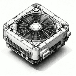 Kompakt Gizli Tavan Tipi Fan Coil Ünitesi