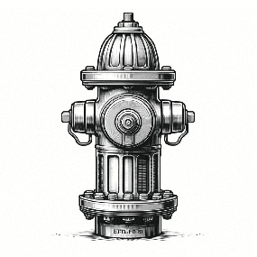 Yer Üstü Yangın Hidrantı Teknik Çizim