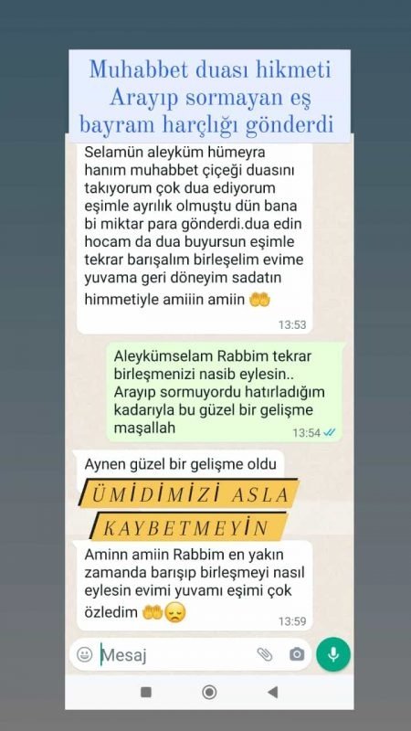 Ümidinizi Asla Kaybetmeyin