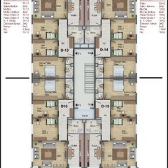 1. Normal Kat Planı