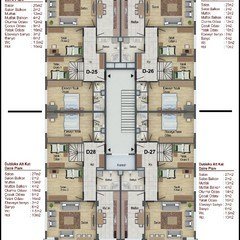 4. Normal Kat Planı