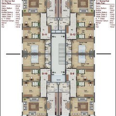 1. Normal Kat Planı