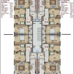 2. Normal Kat Planı