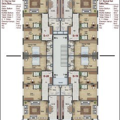 3. Normal Kat Planı