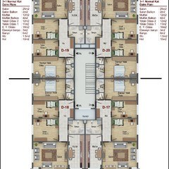 3. Normal Kat Planı