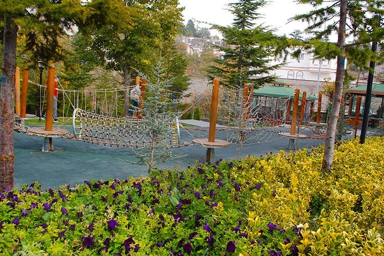 Kayseri Büyük Şehir Belediyesi Agac Evli Alcak İp Parkuru 4