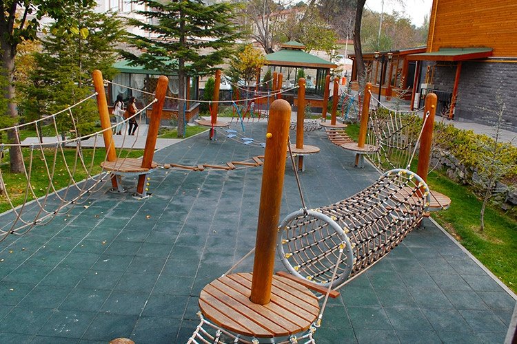 Kayseri Büyük Şehir Belediyesi Agac Evli Alcak İp Parkuru 8