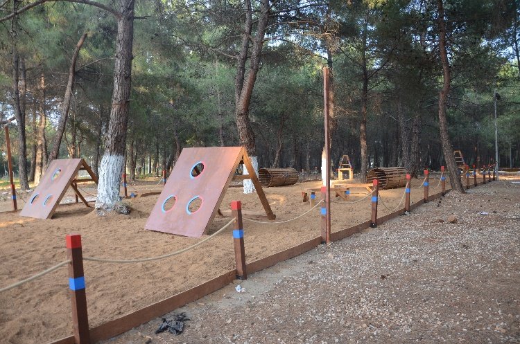 Antalya Gençlik Spor İl Müdürlüğü Duacı Gençlik Kampı Survivor Parkuru ve Paintball Saha Kurulumu 9