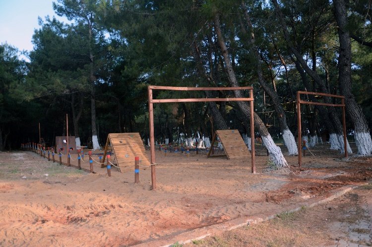 Antalya Gençlik Spor İl Müdürlüğü Duacı Gençlik Kampı Survivor Parkuru ve Paintball Saha Kurulumu 16