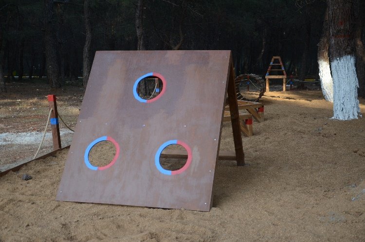 Antalya Gençlik Spor İl Müdürlüğü Duacı Gençlik Kampı Survivor Parkuru ve Paintball Saha Kurulumu 10