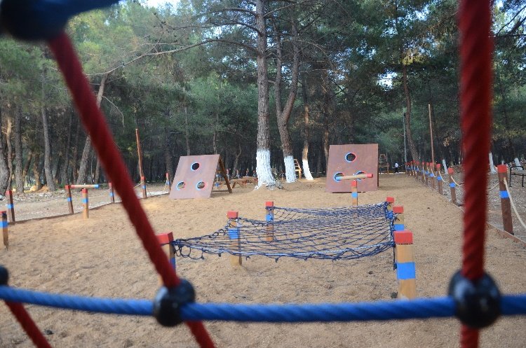 Antalya Gençlik Spor İl Müdürlüğü Duacı Gençlik Kampı Survivor Parkuru ve Paintball Saha Kurulumu 14