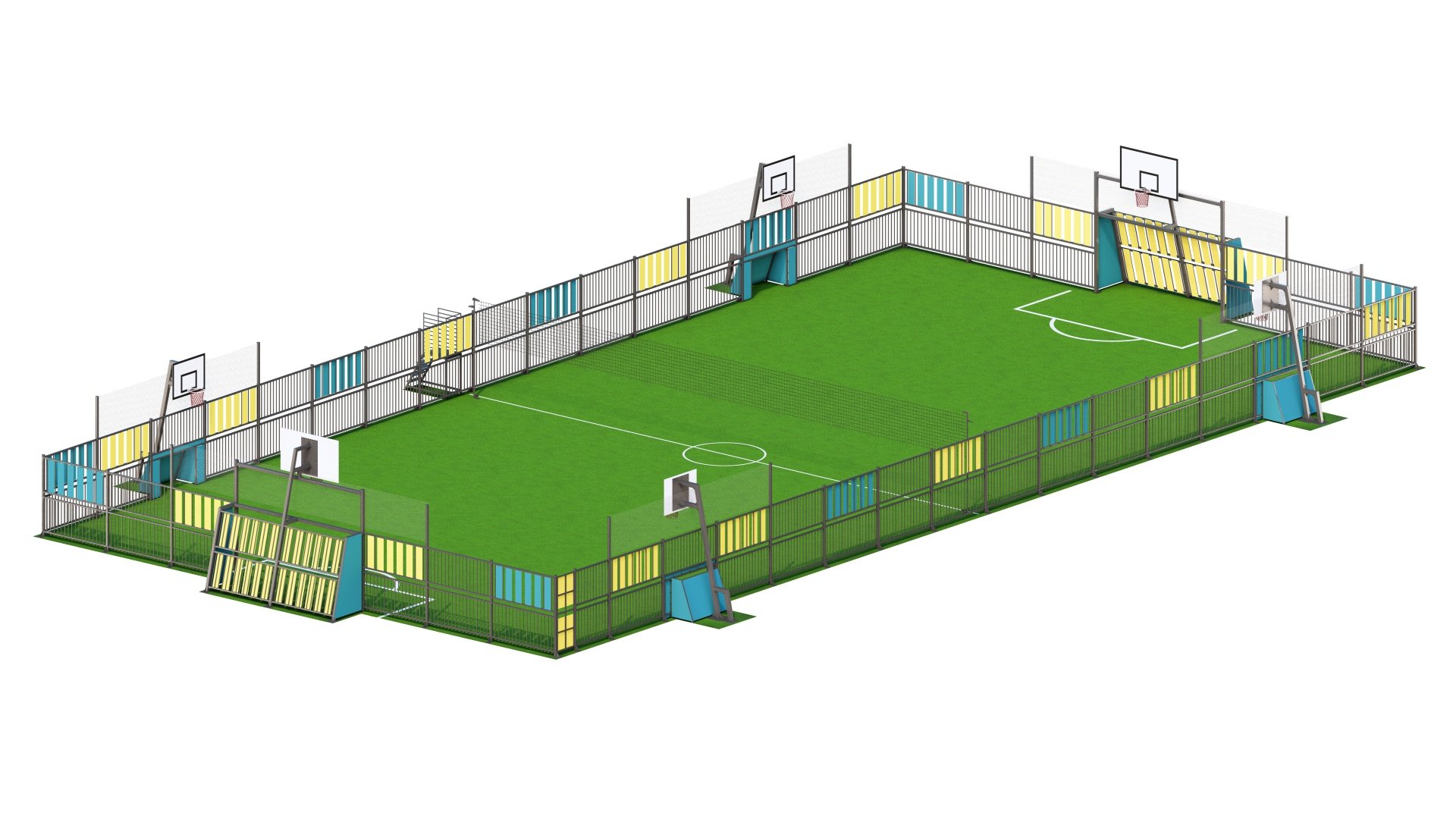 çok amaçlı spor sahası