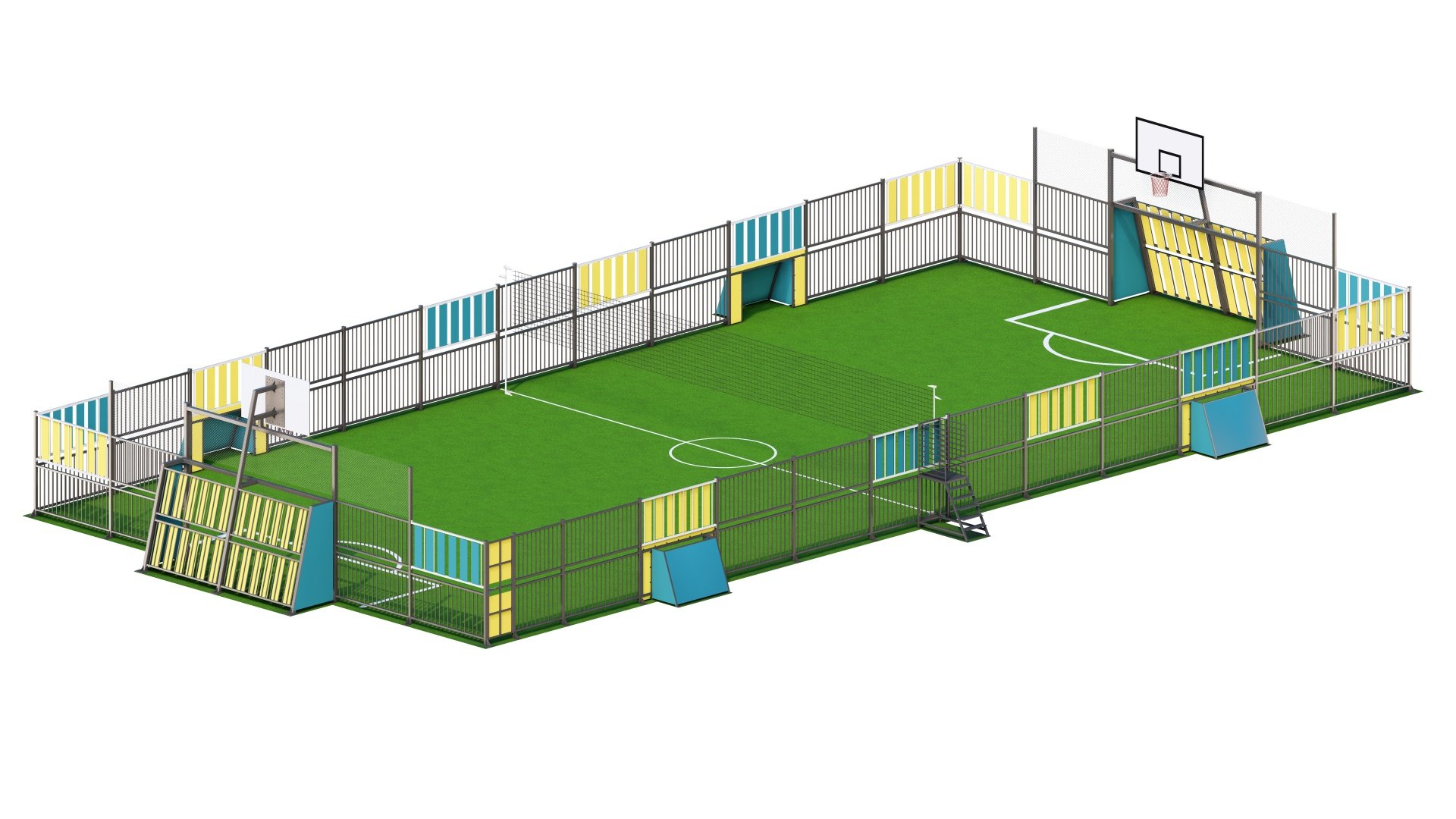 çok amaçlı spor sahası