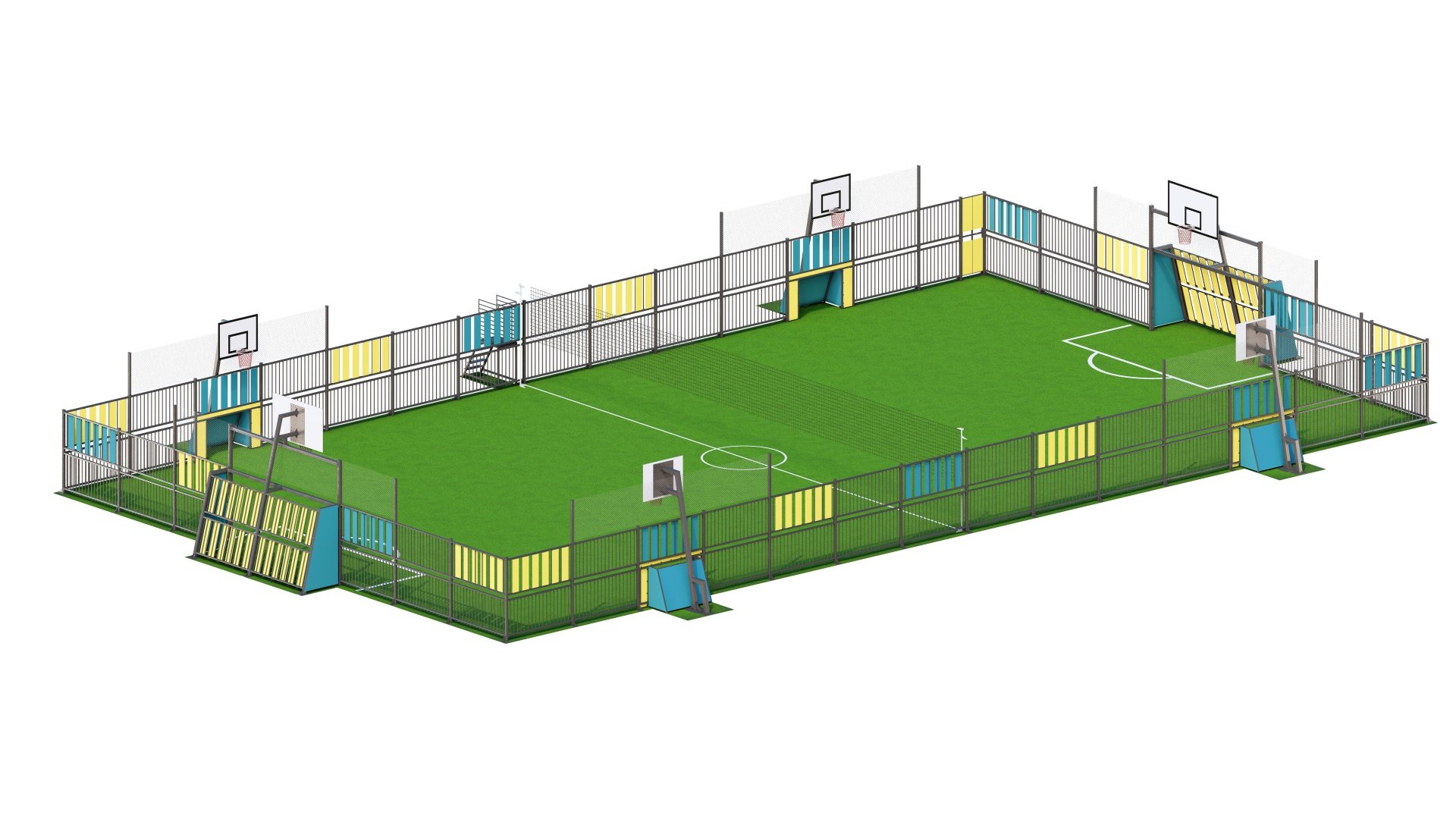 çok amaçlı spor sahası