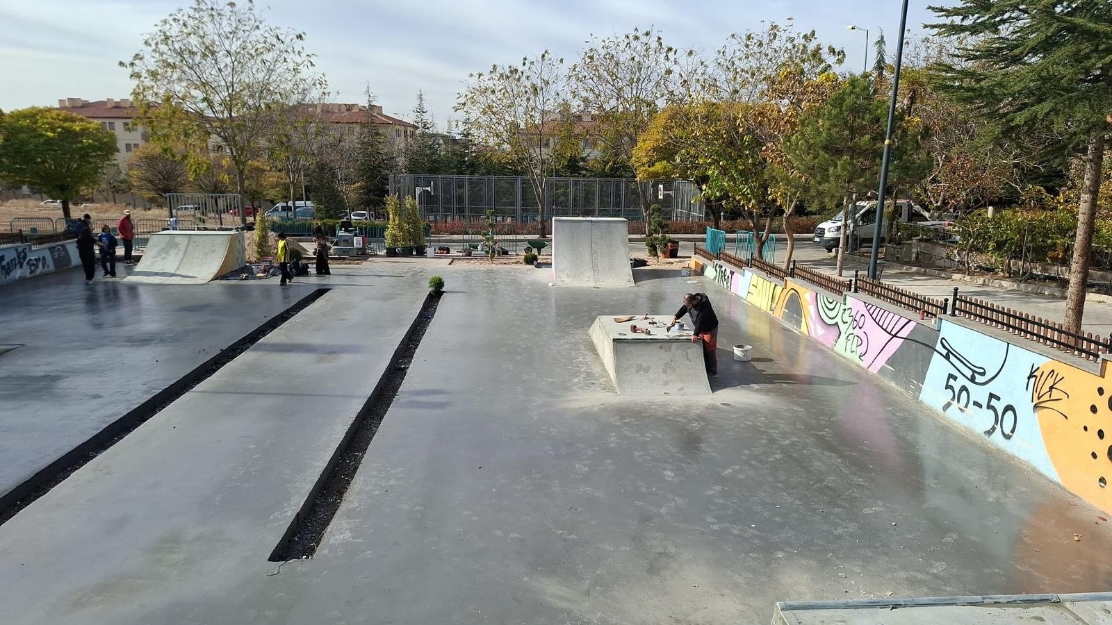 beton skate park kurulumu