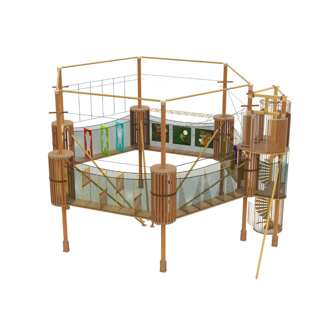 altıgen macera parkuru