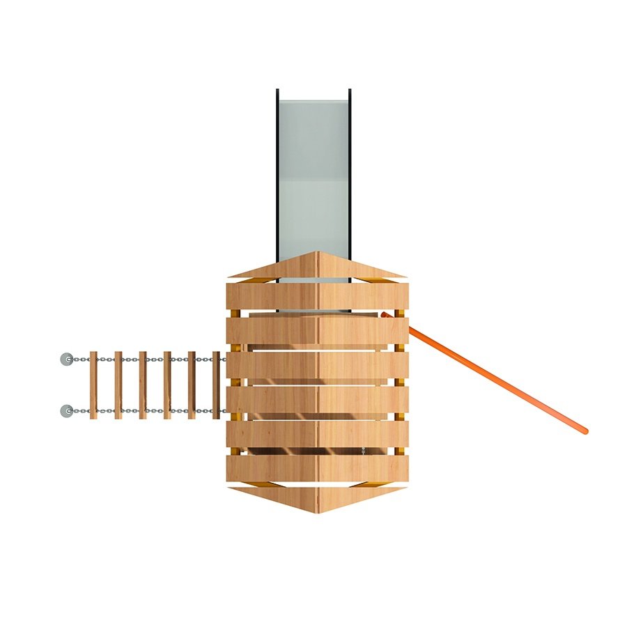 robinia ahşap oyun alanı