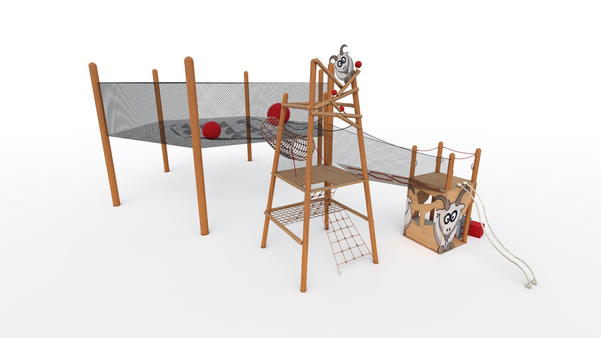 PARKURLU FİLE TRAMBOLİN