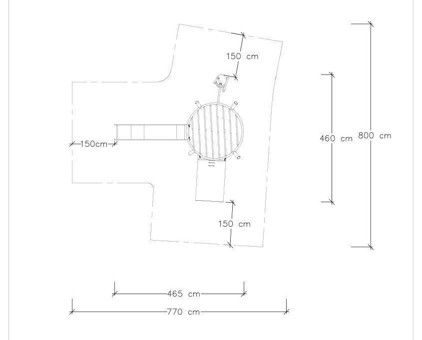 oyun alanı teknik çizim