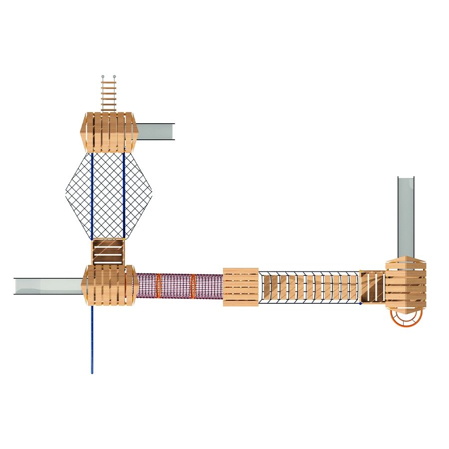 robinia ahşap oyun alanı