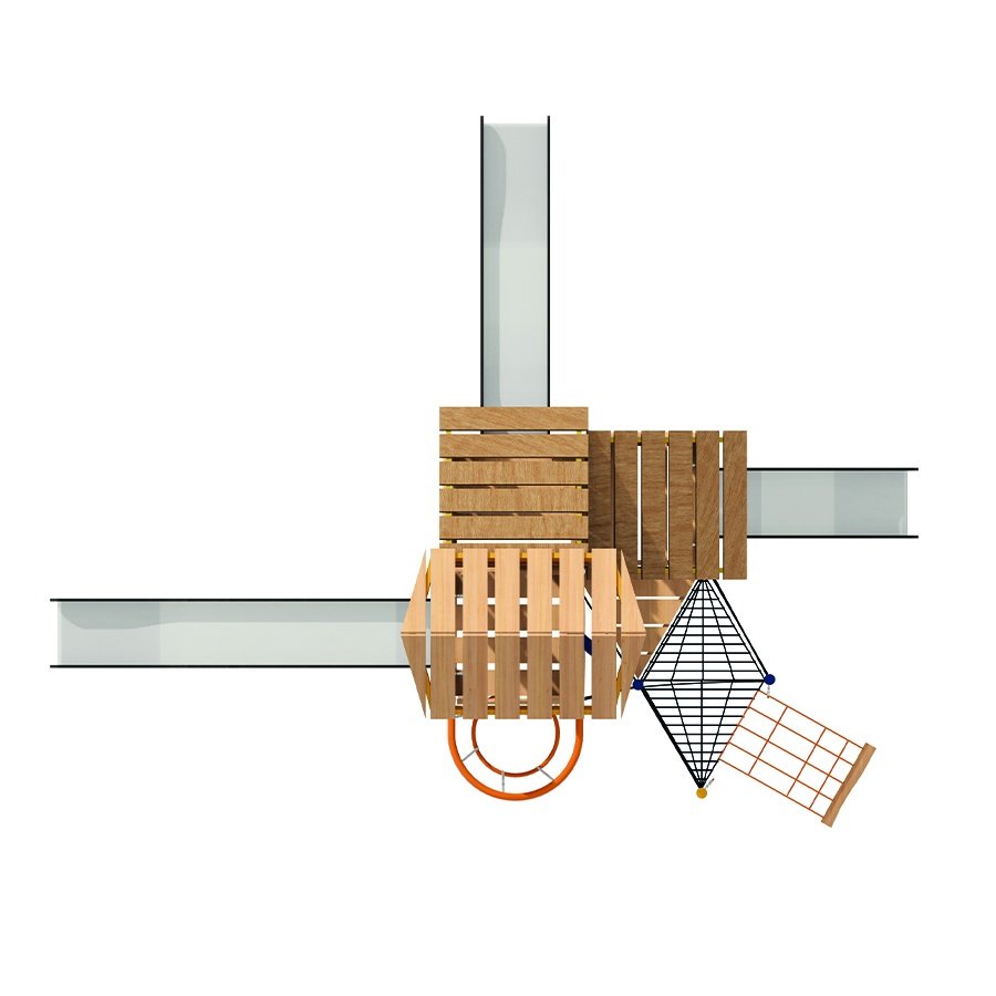 robinia ahşap oyun alanı
