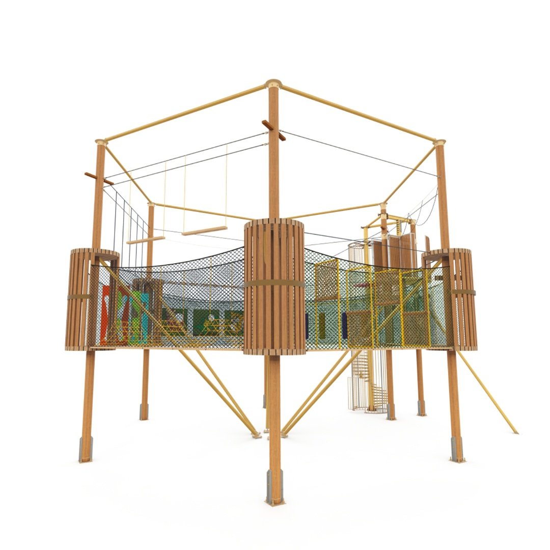 altıgen macera parkuru