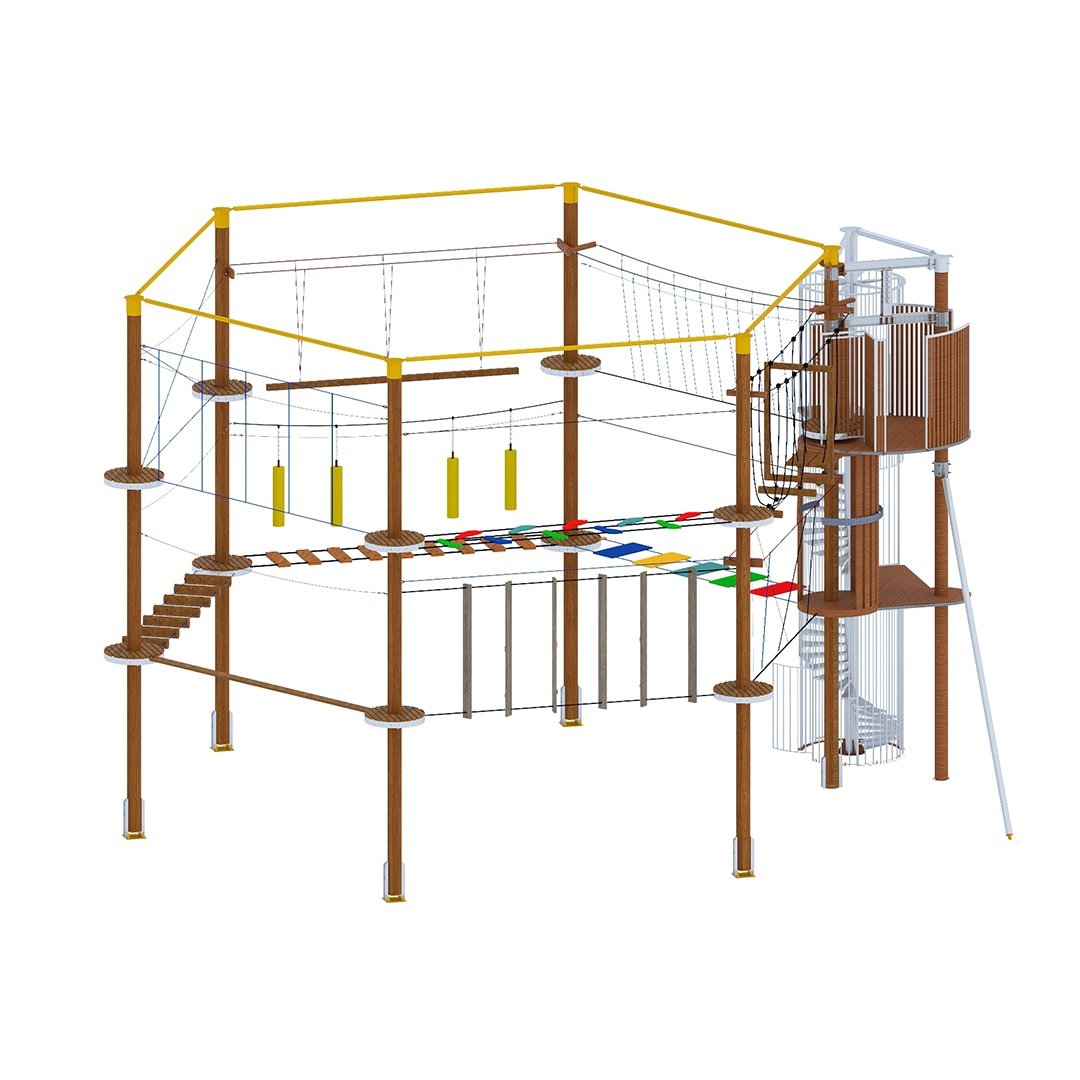 altıgen macera parkuru