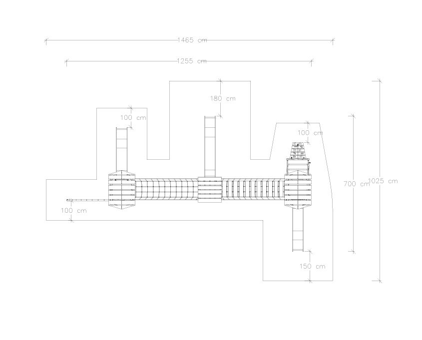 oyun alanı teknik çizim