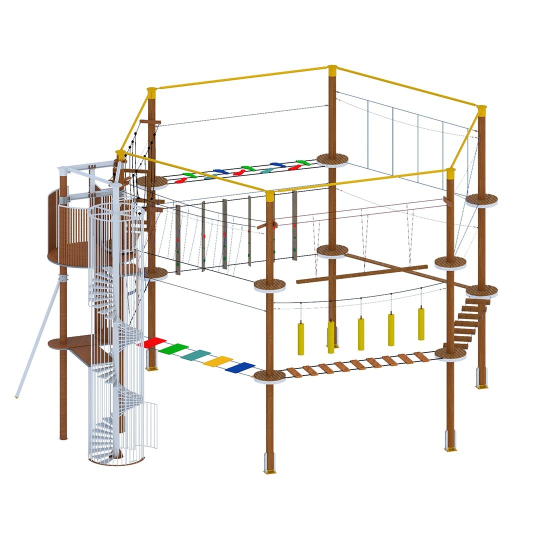 altıgen macera parkuru