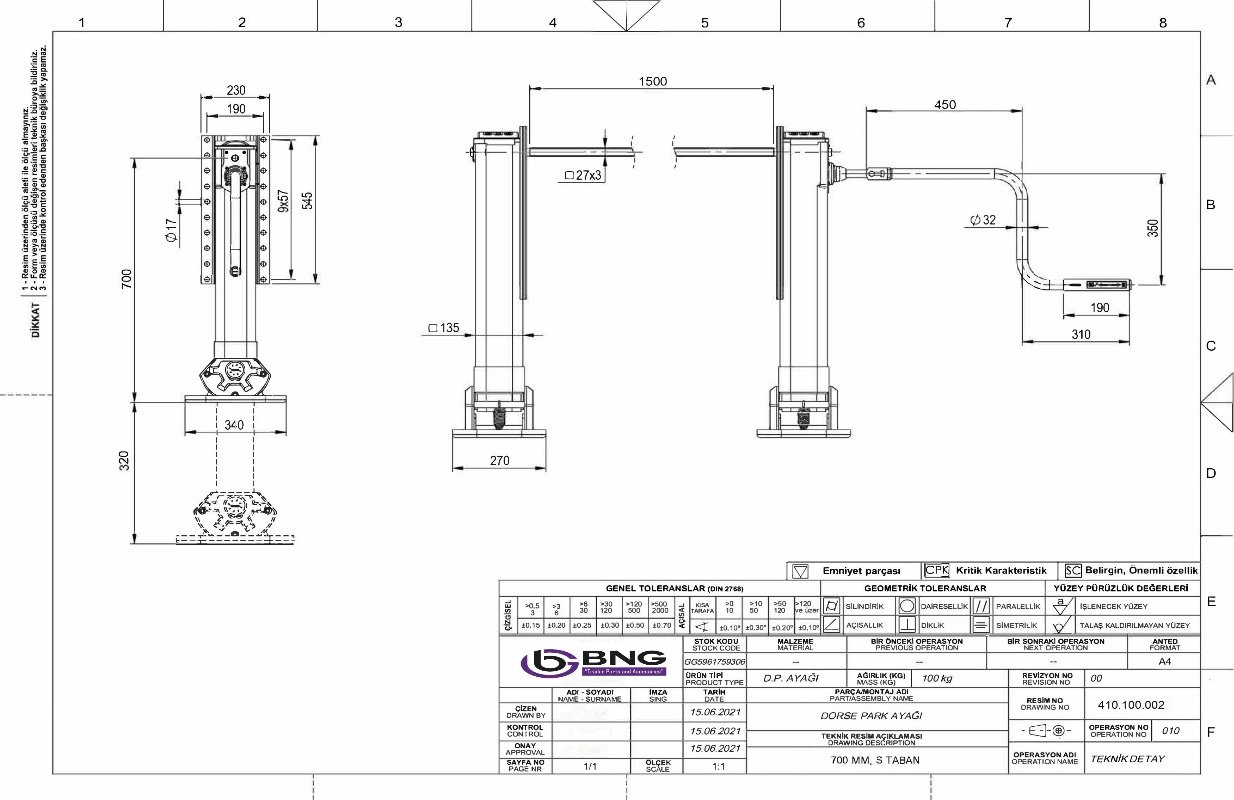 CENTER 700 / STROKE 320