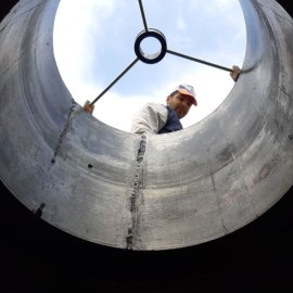 Seyyar Borvek MakinalarÇAP 600 mm Uygulama