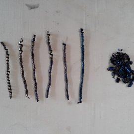 Seyyar Borvek kesilen talaş örnekleri