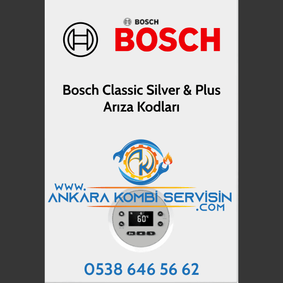 Bosch Classic Silver & Plus Arıza Kodları