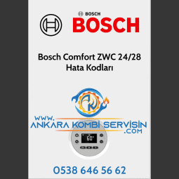 Bosch Comfort ZWC 24/28 Hata Kodları