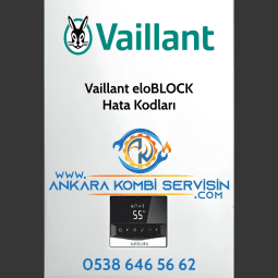 Vaillant eloBLOCK Hata Kodları