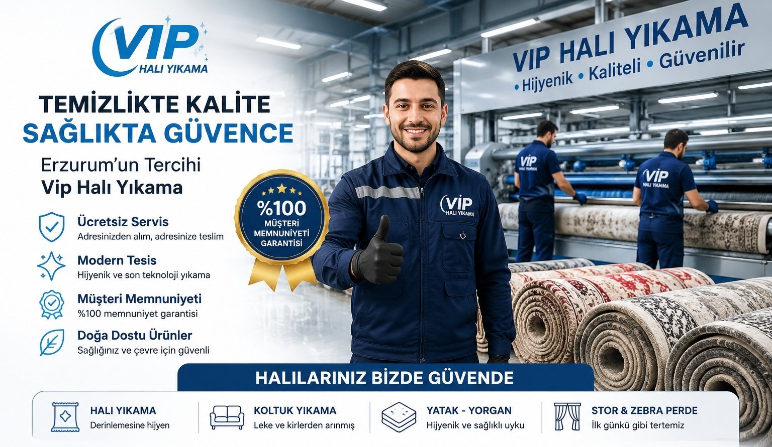 Vip Halı Yıkama Erzurum 05326244625